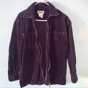 Bill Blass Jeans Purple Blue Corduroy Jacket